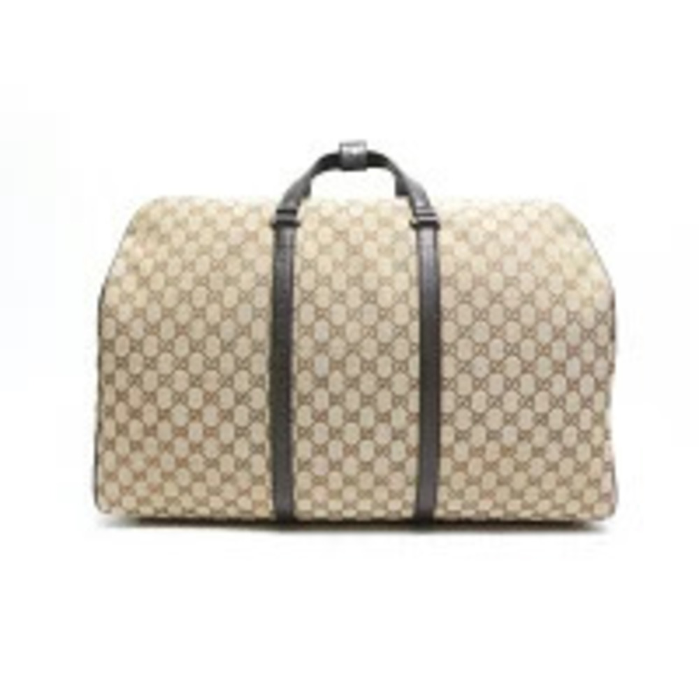 Gucci GG Bag Canvas Brown Boston Beige